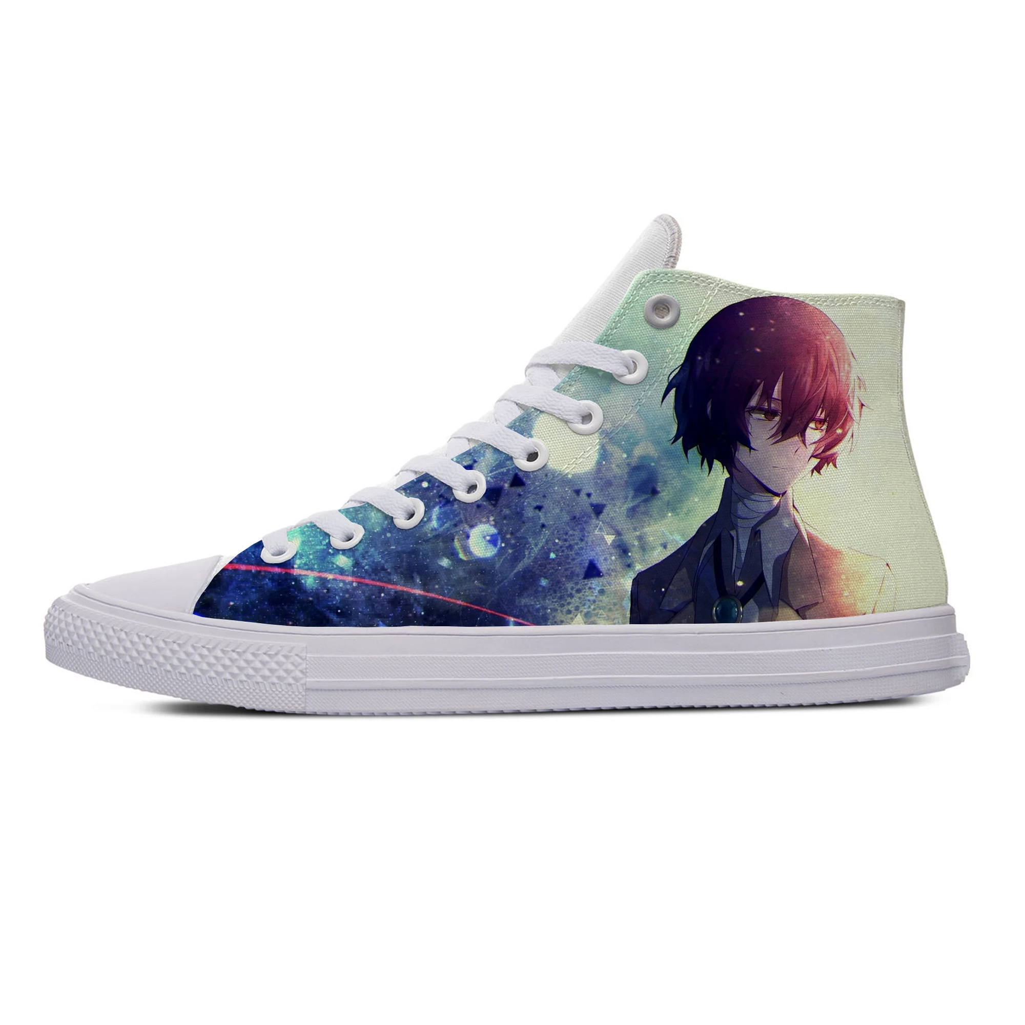 

Bungou Stray Dogs Anime Hot Cool Fashion Casual Cloth Shoes High Top Breathable Lightweight Sneakers 3D Print For Men Women