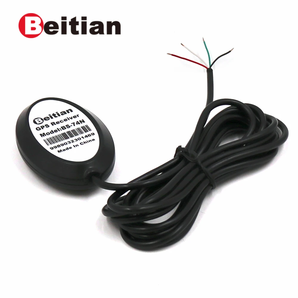 BEITIAN 4 кабеля DIY магнитный Нижний водонепроницаемый IP67 1 Гц 5 0 в GPS приемник TTL