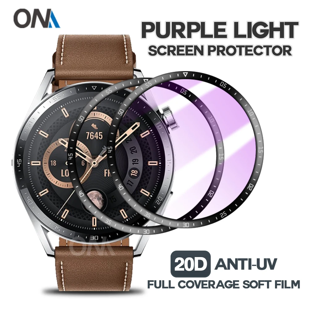 

Screen Protector Cover For Huawei Watch GT3 GT 3 Runner 46mm 42mm Smartwatch Anti-ultraviolet Reflection Soft Film (Not Glass)
