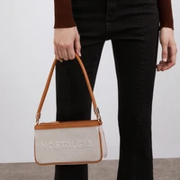 retro shoulder canvas bag autumn and winter new purses and handbags luxury designer woman clutch bag