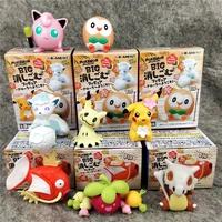 pokemon flowers pikachu doll clefairy marowak magikarp mimikyu desktop decoration model toys