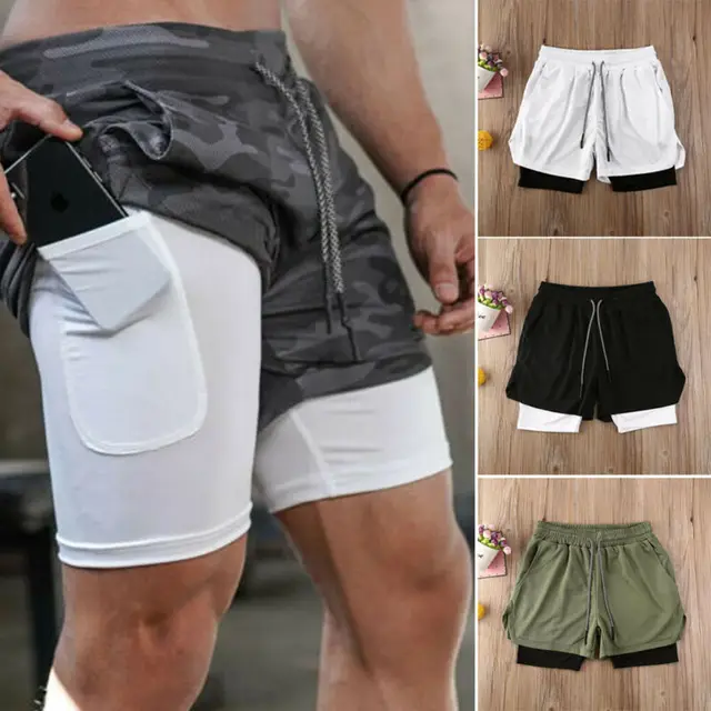 Gothic Summer Men Quick-dry Sports Gym Running Shorts Breathable Fitness Bottoms with Pockets Casual Gym Shorts Men Clothing 1