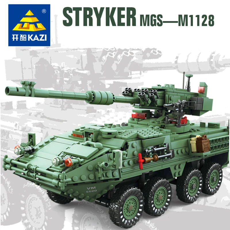 Военной армии США носилки для MGS M1128 Танк бронированный автомобиль Panzer KAZI 3in1