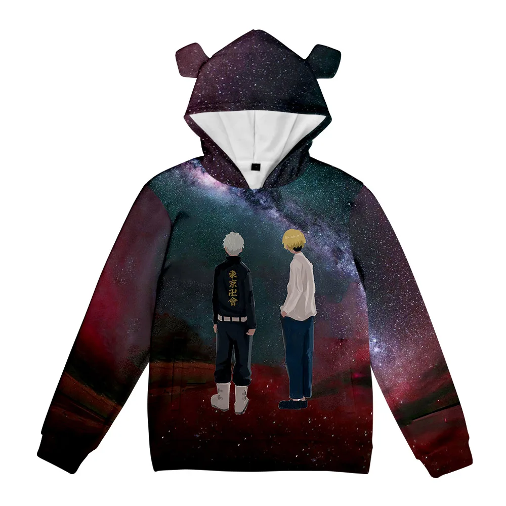 

Tokyo Revengers Pig Ear Hooded Sweatshirt Women/Men Clothes Casual Hoodie Sweatshirt EA25871