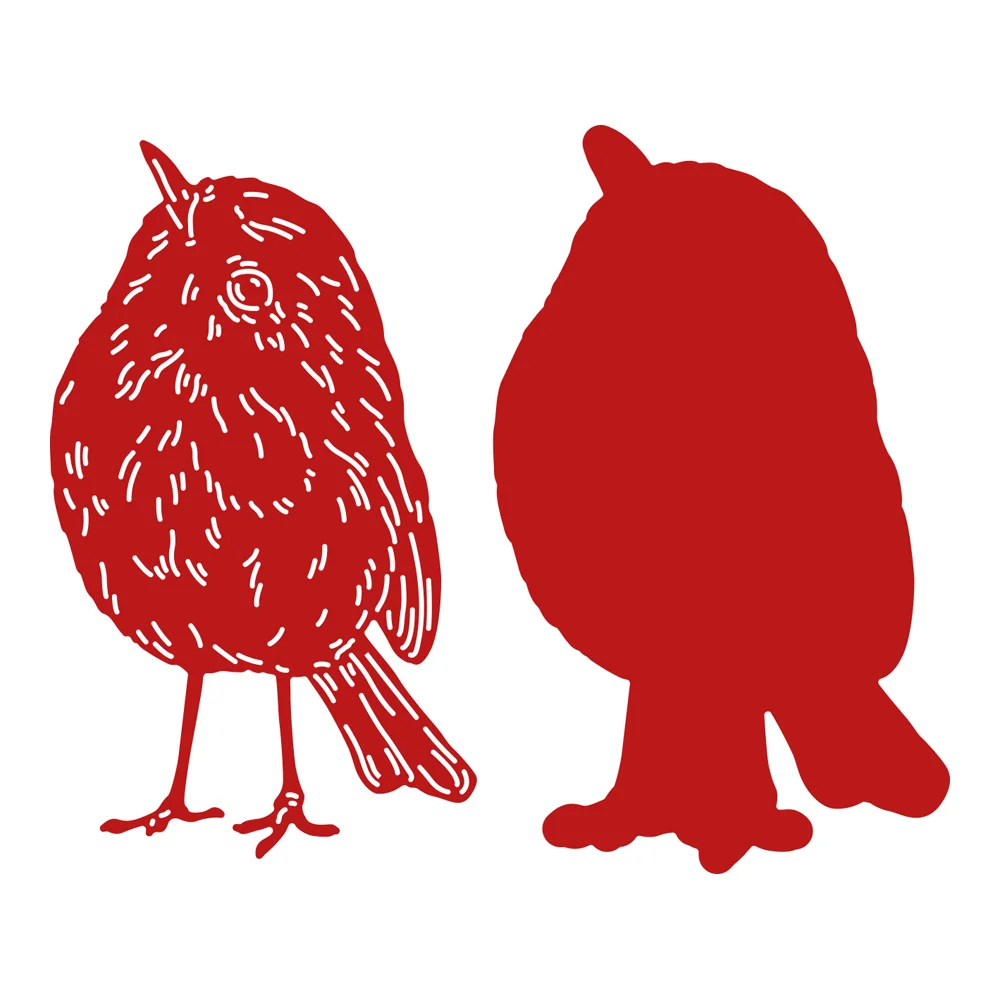 

AnimalWillow Bird Die Metal Cutting Dice And Stamps Stencils For Scrapbooking Stamps Embossing Mold Diy Paper Cards Craft Gift