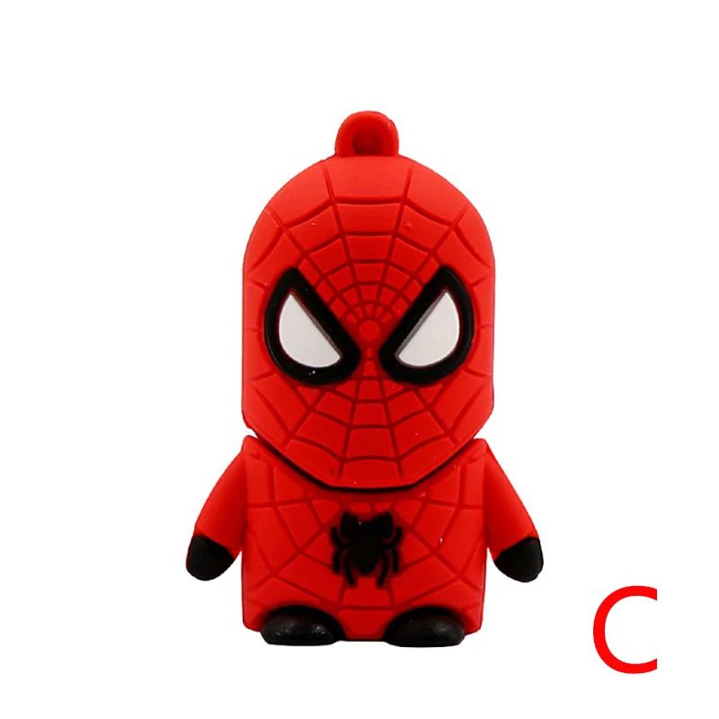 Хит продаж usb 2 0 Капитан Америка Человек паук Бэтмен Супермен 64 Гб USB флеш