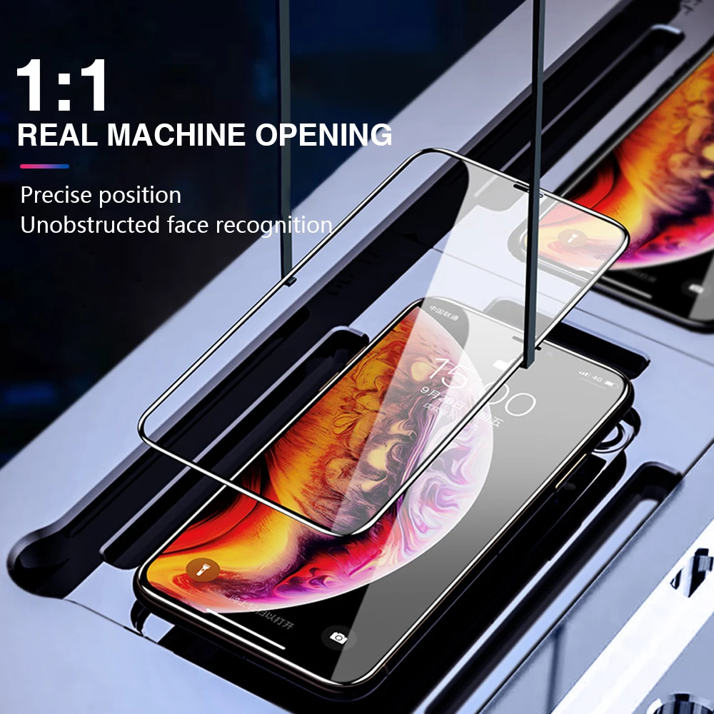 9D закаленное стекло для iPhone XR защита экрана на XS Max 7 8 X 6 6s Plus защитная стеклянная