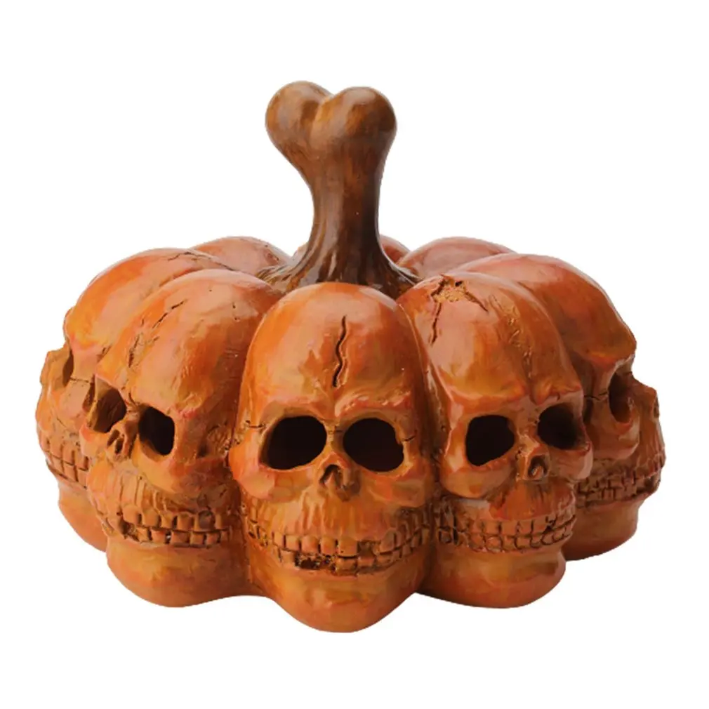 

Светильник в виде тыквы и черепа на Хэллоуин, светодиодный праздничный креативный Ночной светильник, реквизит для дома, светильник в виде т...
