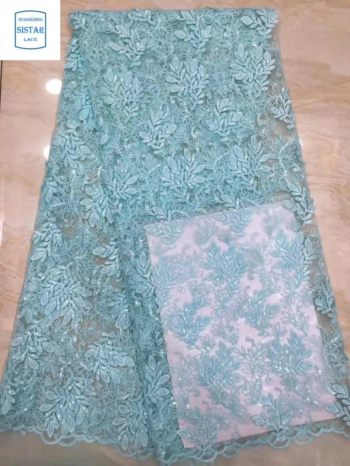 Новейшая персиковая французская кружевная ткань 2020 Высококачественная сетчатая