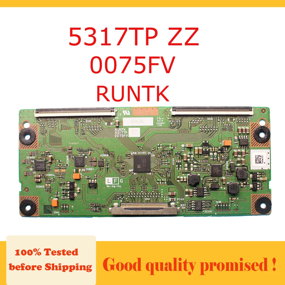 

T CON Board RUNTK 5317TP ZZ 0075FV Electronic Circuit Logic Board 5317TP ZZ 0075FV T-Rev Original Tcon TV Parts Free Shipping