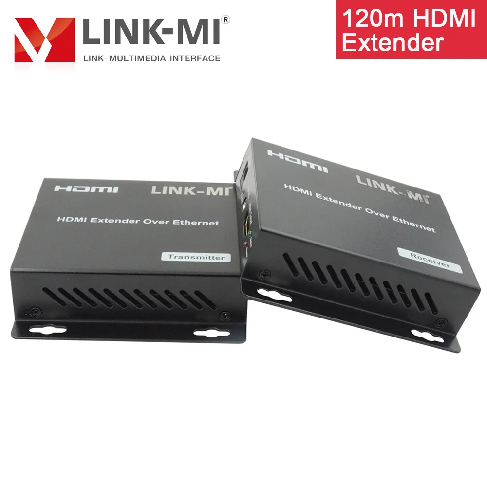 LINK-MI EX22 120M HDMI-удлинитель через Ethernet Cat5e IR LAN Многоадресная трансляция поддержка