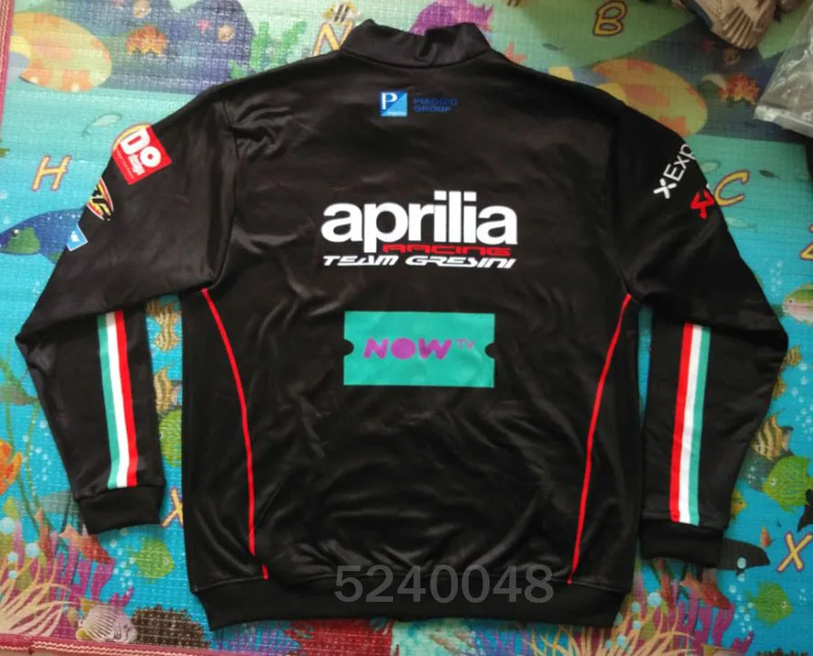 Aprilia мотоциклетная гоночная команда куртка белая подкладка Беговая ткань