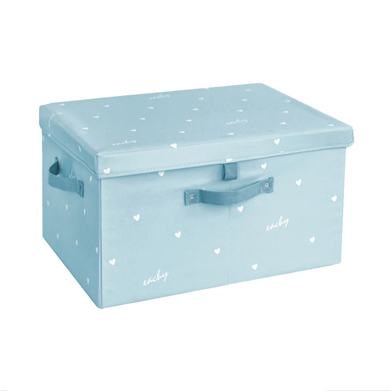 

Large Capacity Storage Boxes With Lids Folding Storage Box Closet Organizer Clothes Toys Sundries Organizer Box
