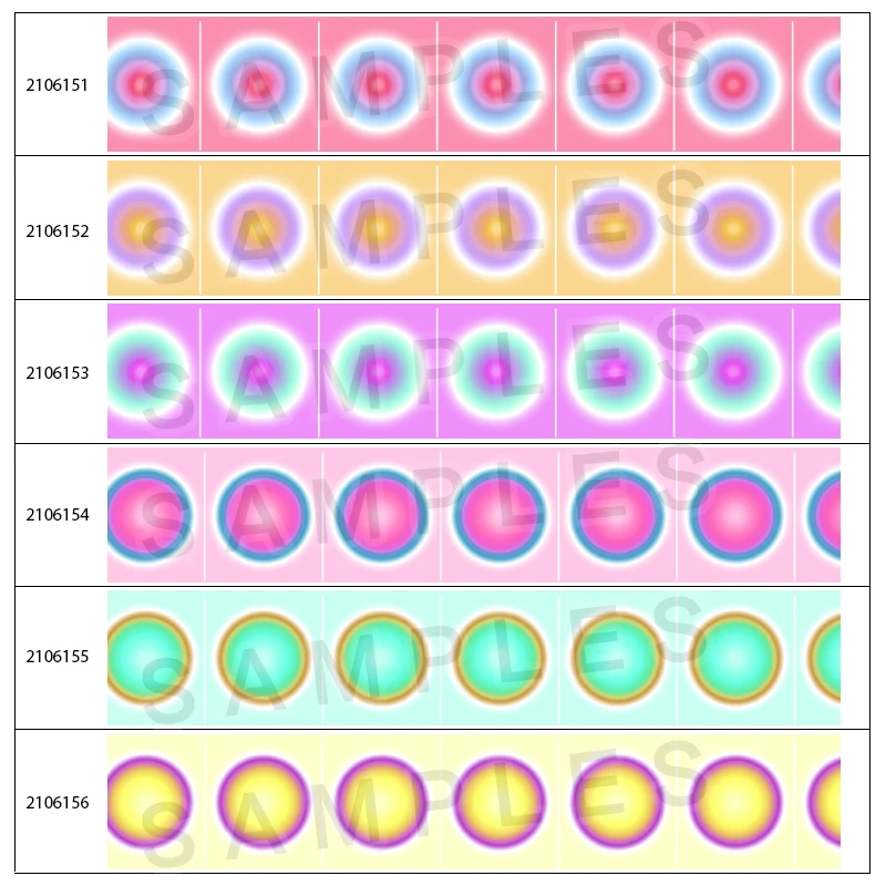 

New Folding flowers 50 Yards Gradual Change Dots Printed Grosgrain,satin Ribbon Hair Accessories