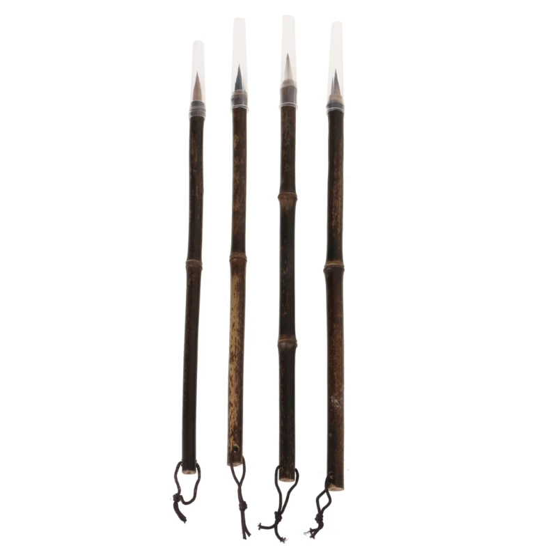 

Chinese Painting Brush Natural Bamboo Pole Regular Script Calligraphy Brush