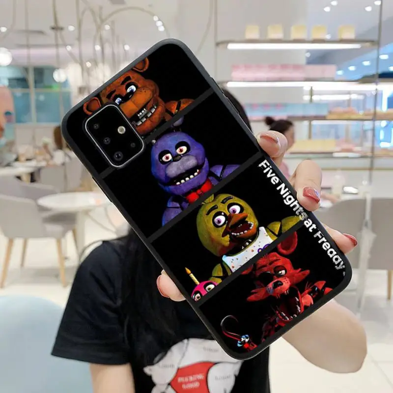 

TOPLBPCS Fnaf Animatronics Phone Case For Samsung A6 A7 A8 A10 A11 A20 A21 A30 A31 A40 A50 A70 A80 A91 Plus S E Cover