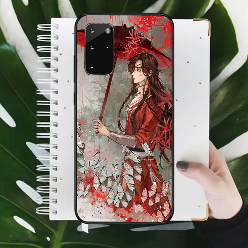 

Aesthetic Chinese style Tian Guan Ci Fu Phone Case For Samsung S 9 10 20 A 10 21 30 31 40 50 51 71 s note 20 j 4 2018 plus