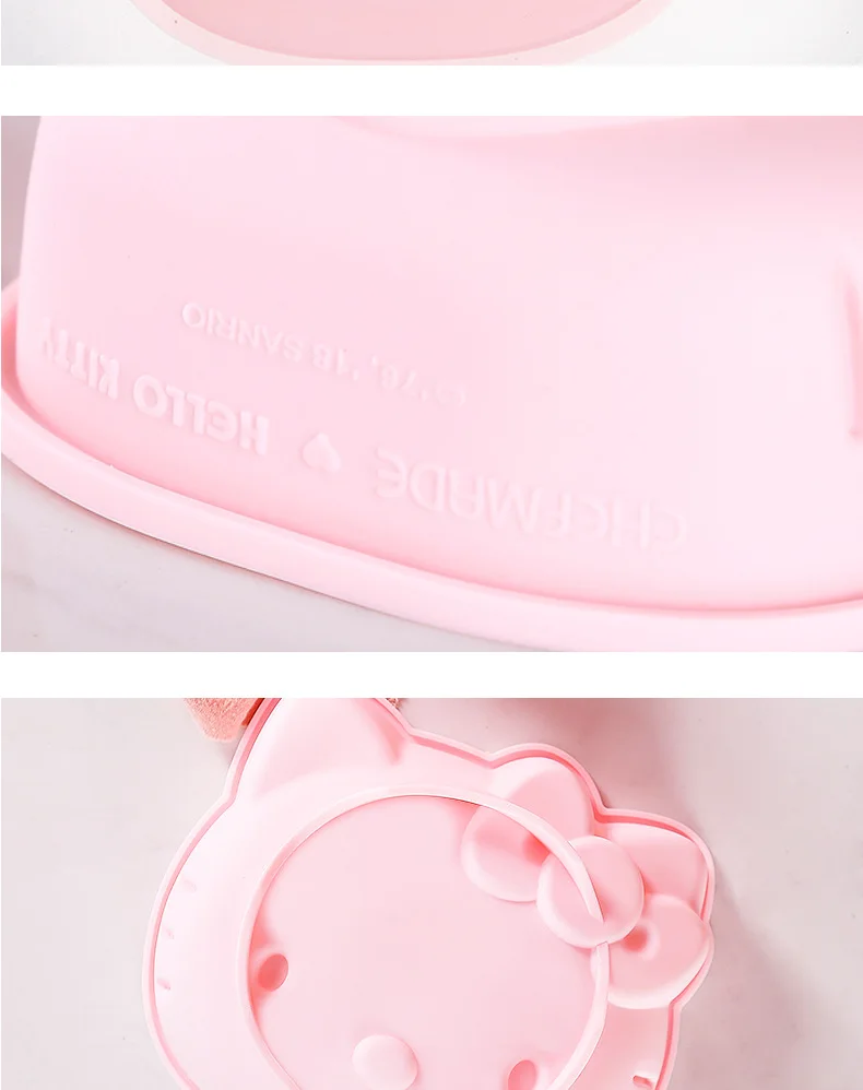 CHEFMADE hello kitty Кухня 4 дюймов/6 дюймов торт силиконовые формы блистер пудинг ураган мусс на пару выпечки помадные формы