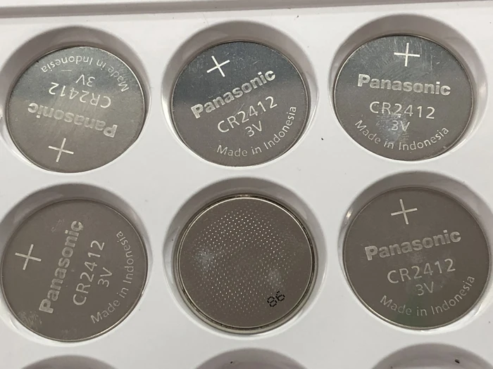 1000 шт./лот новый оригинальный аккумулятор для Panasonic CR2412 кнопочный элемент монета
