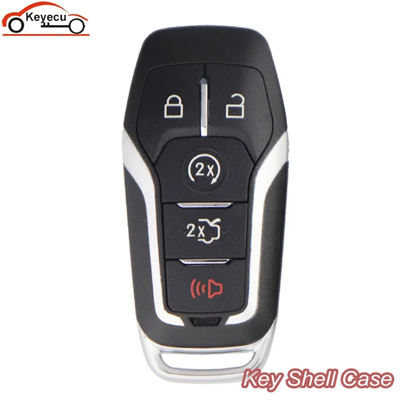

Пульт дистанционного управления KEYECU для автомобиля, 5 кнопок, Корпус ключа для Ford Focus Edge S Max Mondeo Ka Explorer Fusion Galaxy 2015 2016 2017
