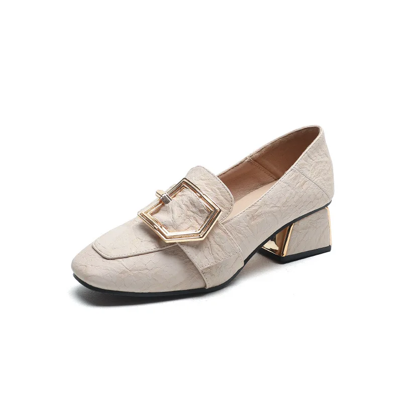 

Square Toe Womens Loafers Shoes Slip-on British Style Casual Female Sneakers Soft Flats New Slip On Preppy Comfortable Retro Sum