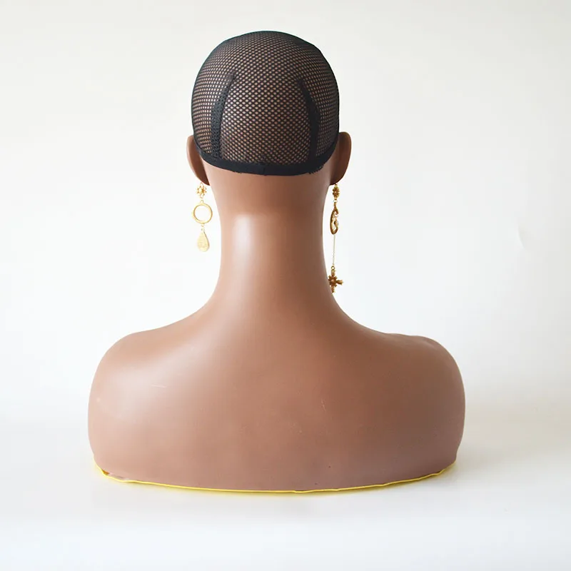 Fleshtone Реалистичная женская голова-манекен для парика демонстрации париков шляп