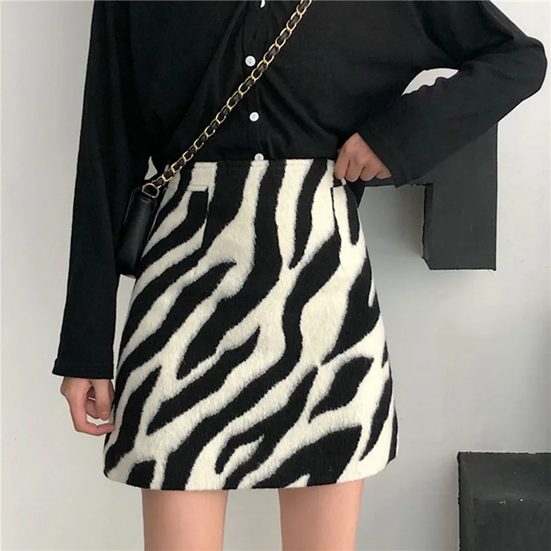 

Юбка трапециевидная женская, с завышенной талией, леопардовая, в стиле ретро