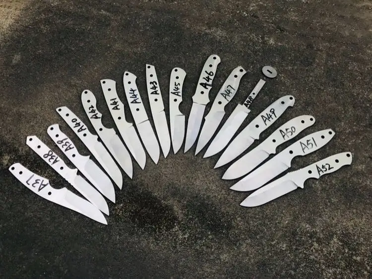 Острый нож сделай сам с фиксированным лезвием имитация дамасской стали