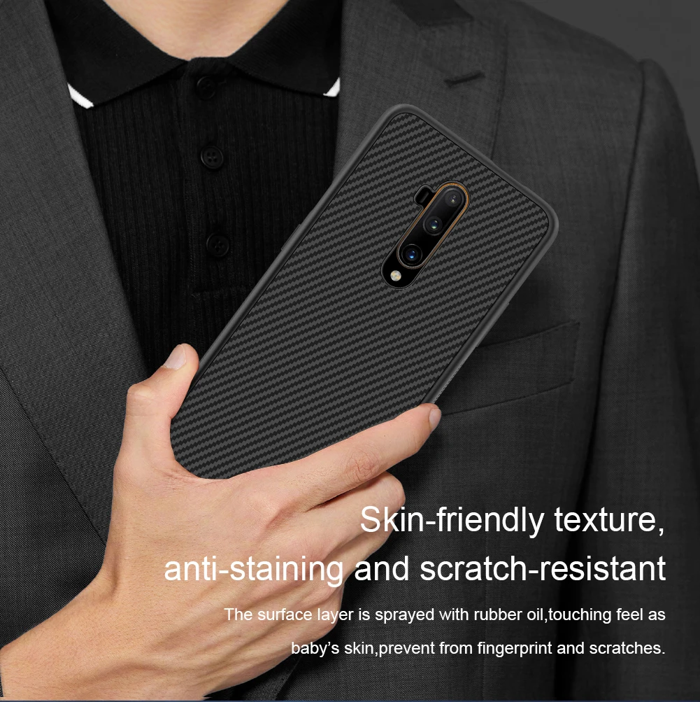 Чехол для Oneplus 7T 7 Pro 6 T, чехол Nillkin из углеродного синтетического волокна, жесткая полная крышка, чехол для телефона s для One Plus 7T Pro 7 Pro 6T CAPA