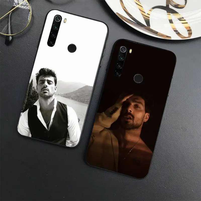

Michele Morrone Italian actors Phone Case For Xiaomi Redmi note 7 8 9 t s 10 A pro lite funda shell coque cover