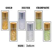 24k edible gold powder leaf sheets flakes thickthin 0 1g champagne silver gold 3 colors for cake decoration crafts