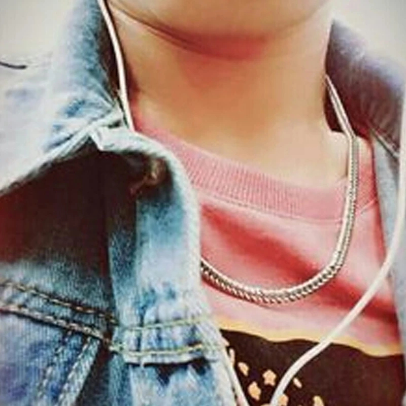 Мужское ожерелье из нержавеющей стали с кубинскими звеньями золотые цепи