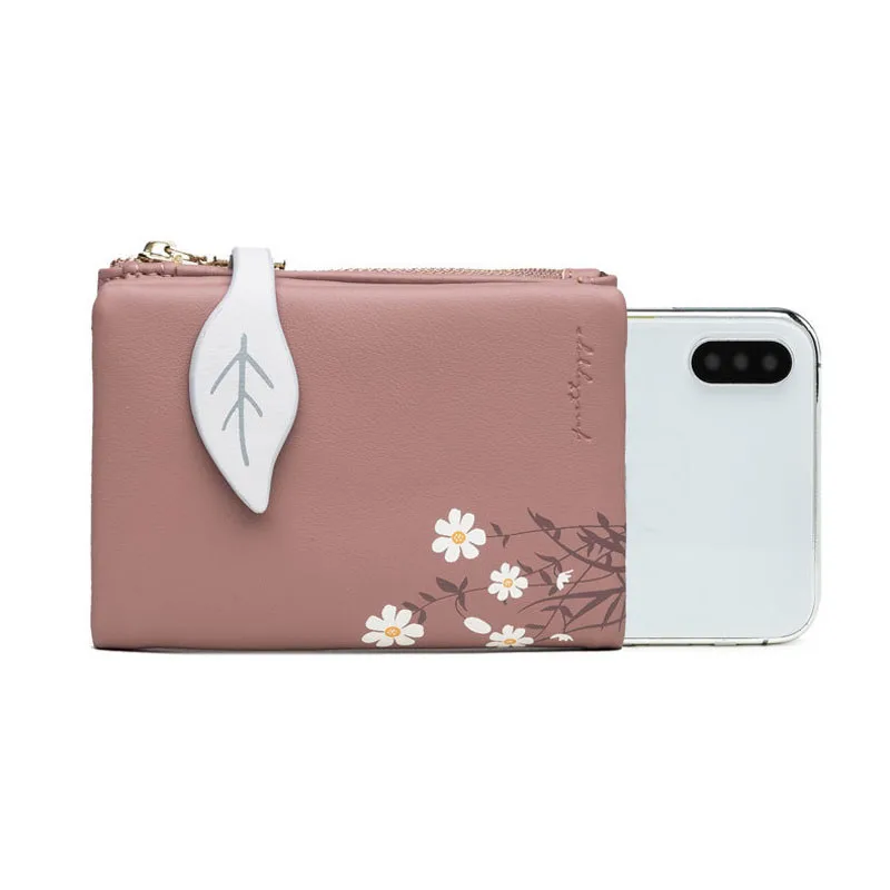 Новые женские кошельки из искусственной кожи модные короткие на застежке