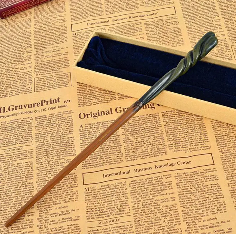 Оригинальная версия металлический сердечник Deluxe COS Colsplay Core Luna Voldemort Гермиона Волшебная волшебная палочка подарочная упаковка