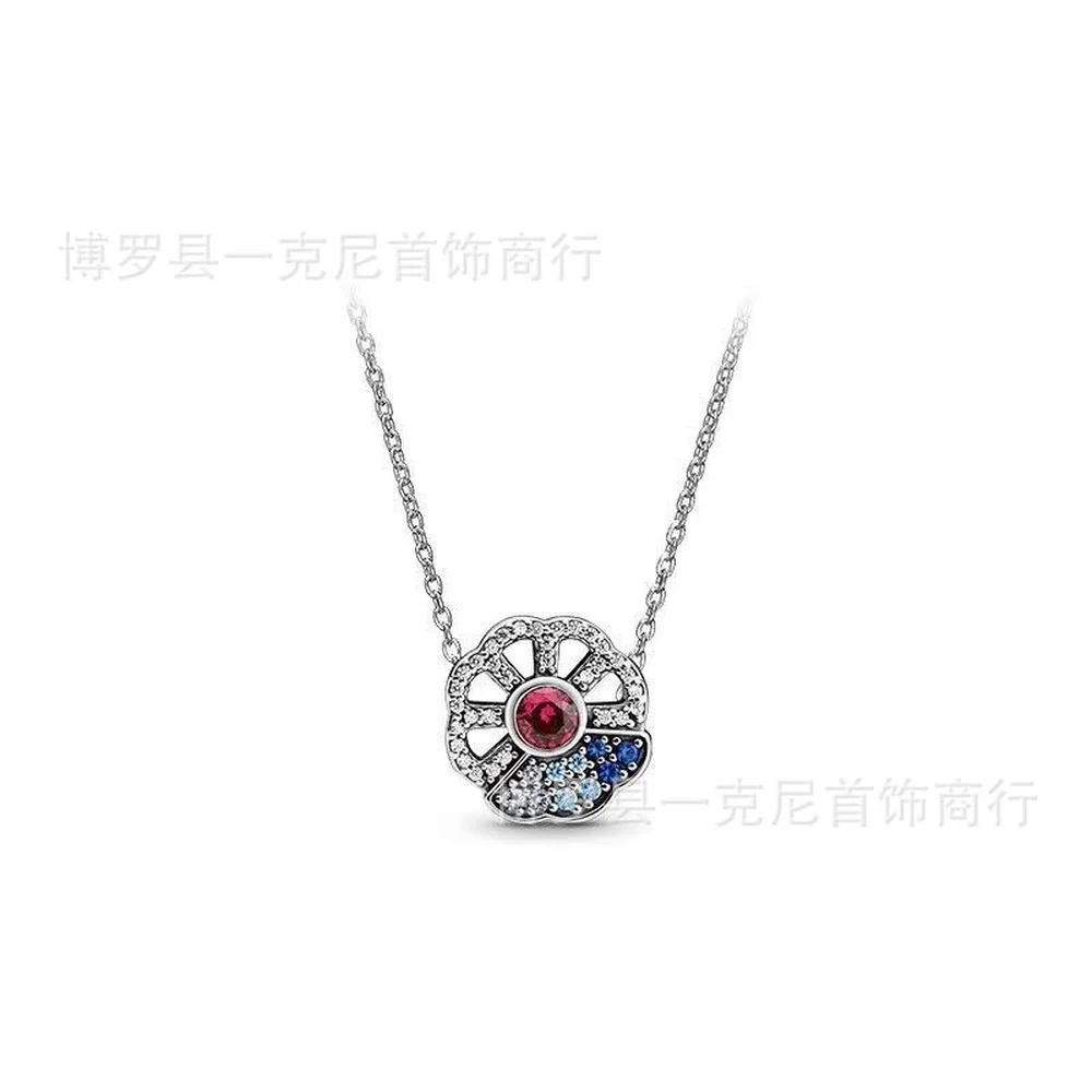 

Japanese and Korean fashion OL popular women's party anniversary gift luxury Panjia S925 sterling silver clavicle chain necklace