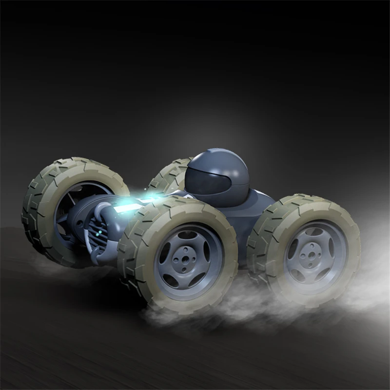 

Pickwoo C9 RC Stunt Car 2.4Ghz 4CH 20km/h 1:24 Drifting 360 Degree Double Sided Flip Remote Control Vehicle Toys with Light