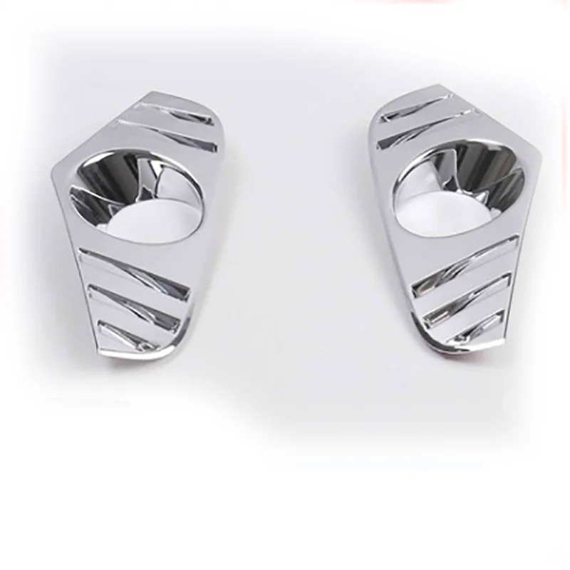 Автомобильный Стайлинг крышка ABS хром лампа передняя противотумансветильник