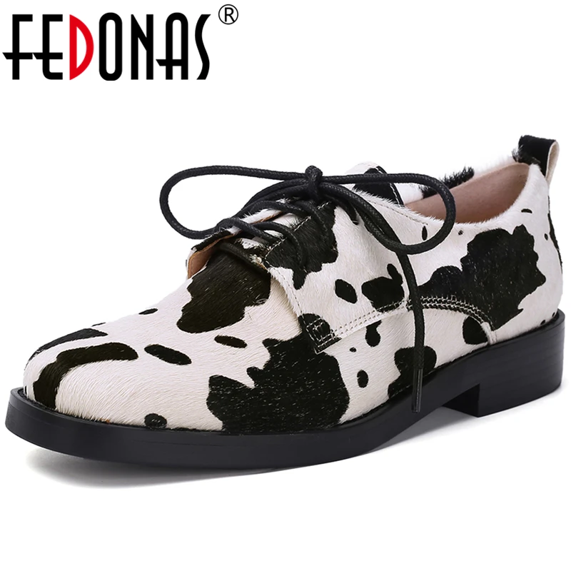 Женская обувь FEDONAS белая повседневная из конского волоса на низком каблуке с