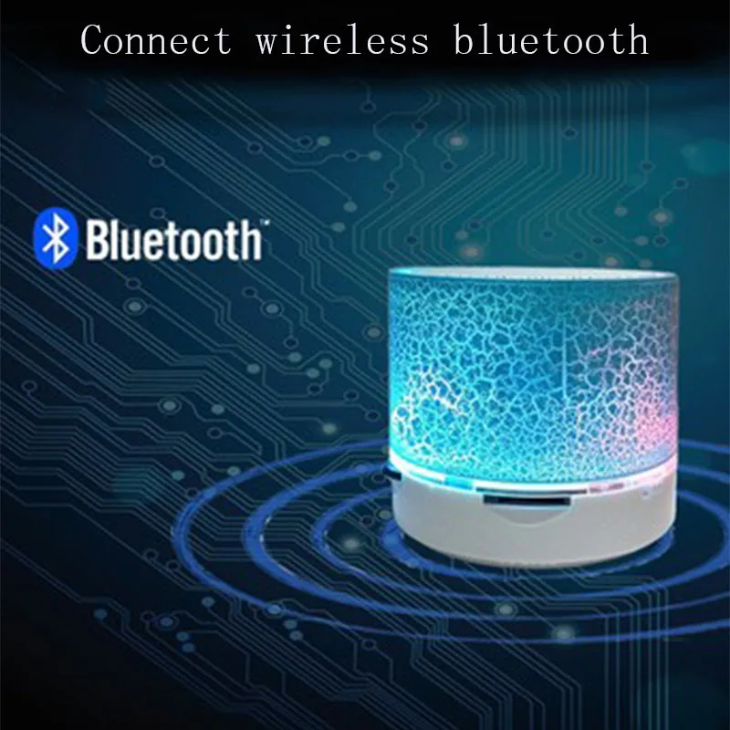 Bluetooth A9 Саундбар мини беспроводной Lou dспикер трещины светодиодный TF USB Сабвуфер