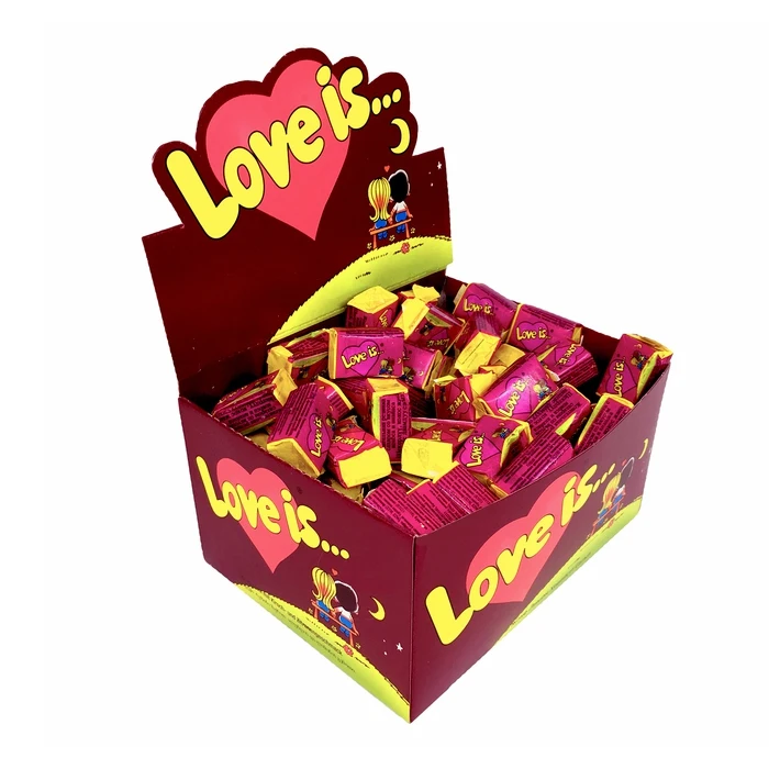 Жевательная резинка Love is Вишня и лимон 4 2 г|Жевательная резинка| |