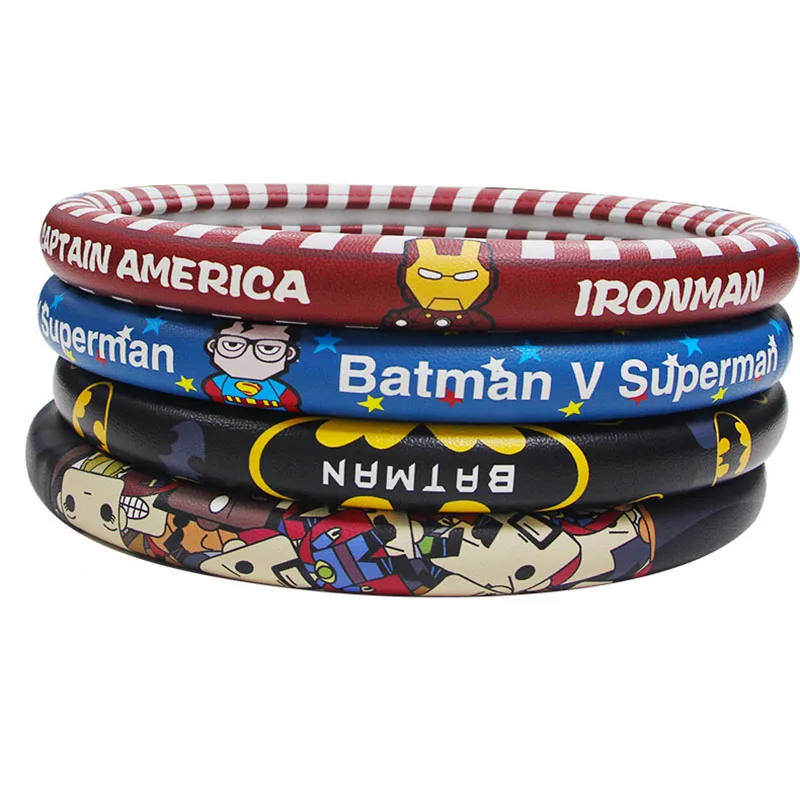 

Car Steering Wheel Cover Leather Cartoon Batman Superman Ironman Auto Steering-Wheel Covers Case Interior Accessories