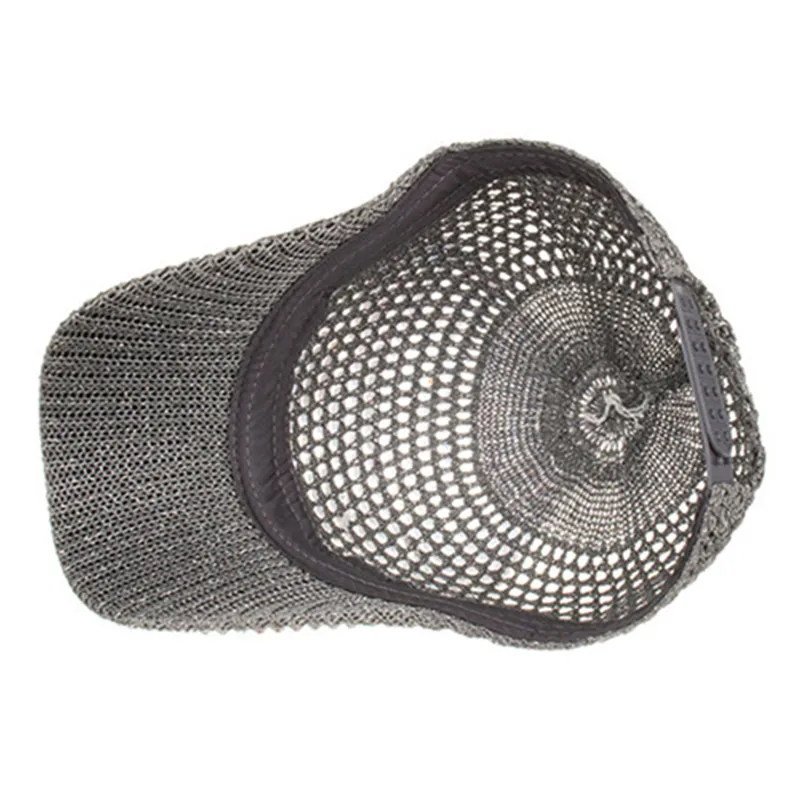 

XdanqinX new summer women's hat mesh cap hollow out breathable baseball caps adjustable size ventilation sports cap snapback cap