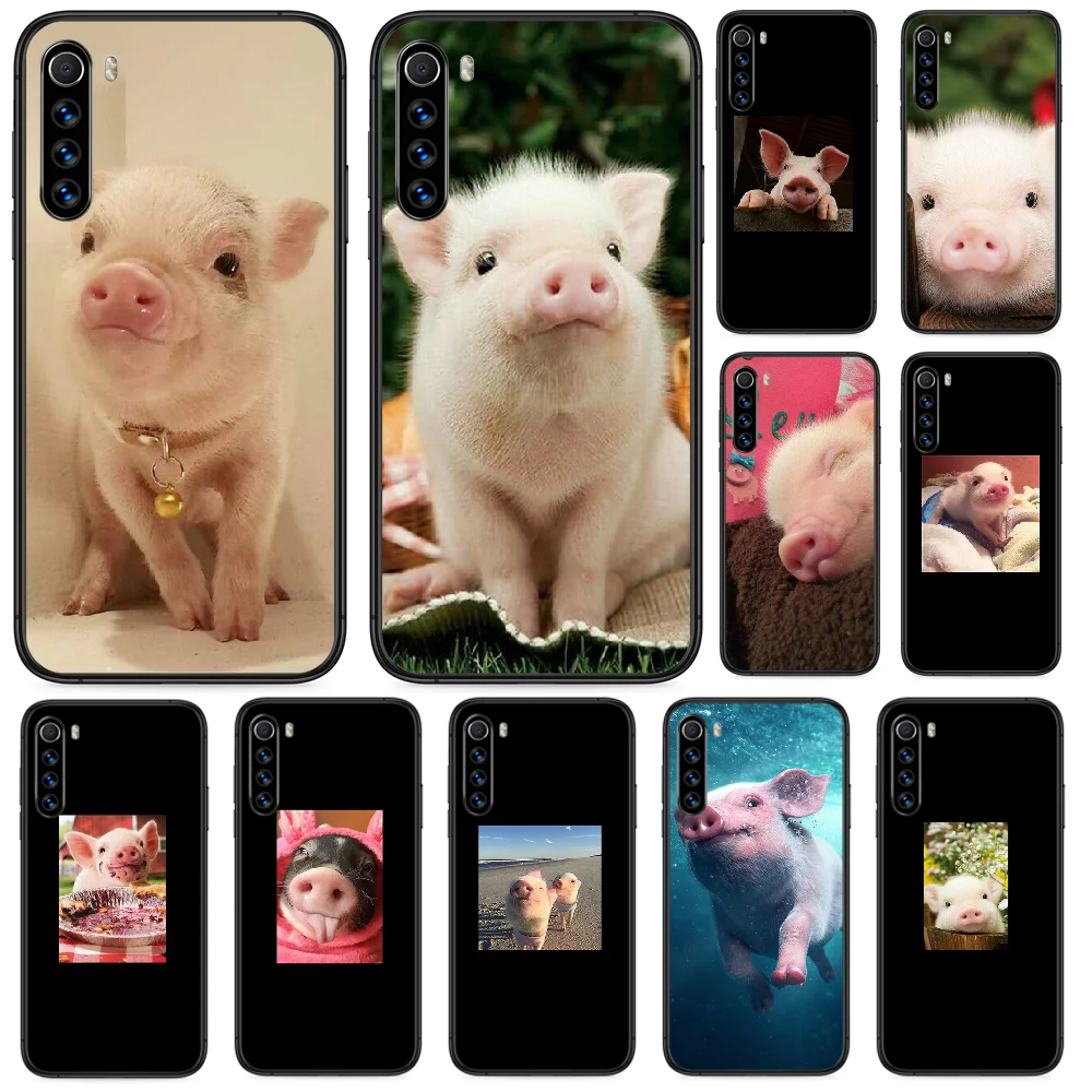 Милый поросенок Пятачок Чехол для телефона Xiaomi Redmi Примечание 4A 4X 5 6 6A 7 7A 8 8A 4 5A 8T Plus