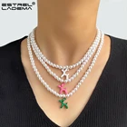 Новый пудель, воздушный шар, собака, животное, яркий цвет, воздушный шар, щенок, собака, жемчужные бусины, ожерелья из ниток для женщин, ювелирные изделия