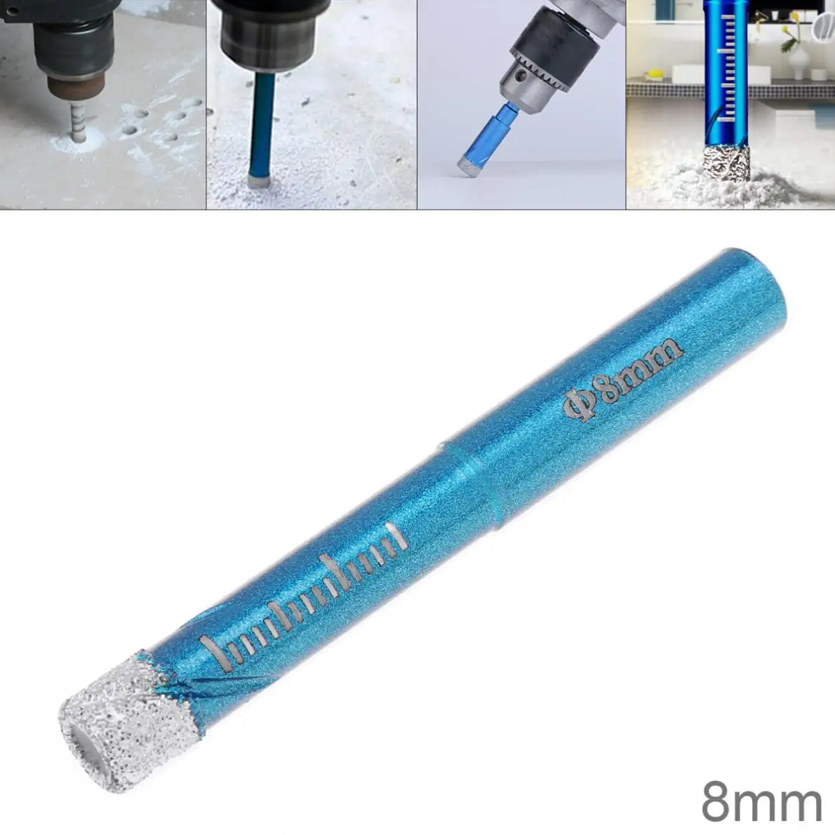 Электрическая дрель 8 мм сверло для отверстий перфоратор сухого отверстия из