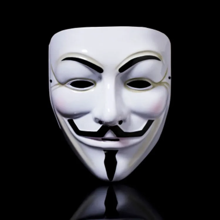 Фильм Косплэй V for Vendetta хакер анонимные маска Гай Фокс Хэллоуин для