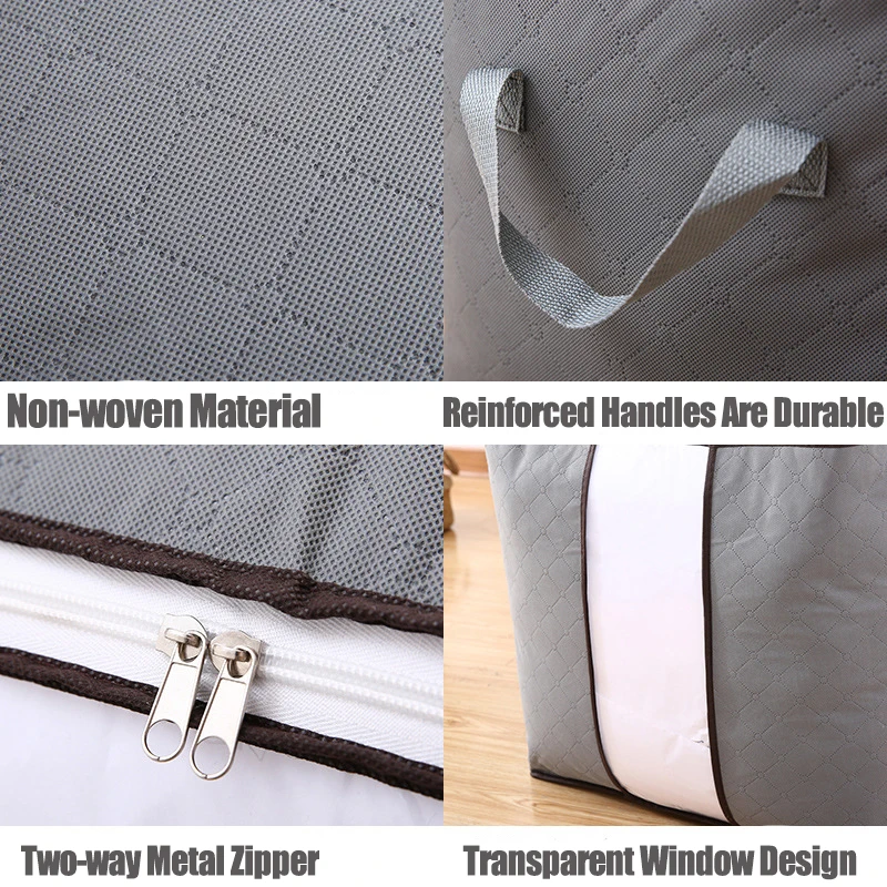Waterproof Thick Quilt Storage Bag Large Capacity Clothing Storage Box Moving Luggage Packing Bag
