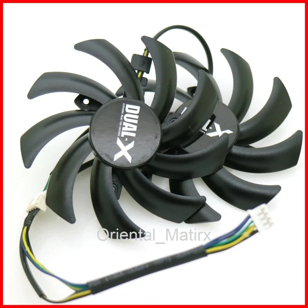 fd7010h12s 12v 0 35a 4pin 85mm vga fan for sapphire r9 370x270280280x285x graphics video card cooling fan free global shipping