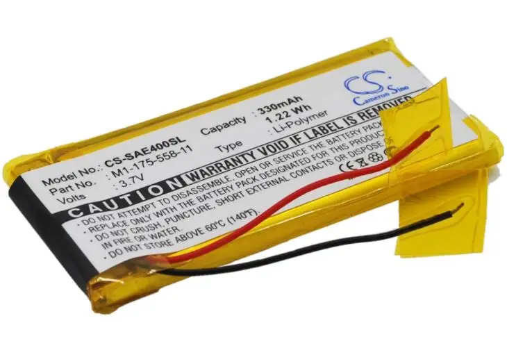 Аккумулятор Cameron sino 330 мАч для SONY NW-E403 NW-E405 NW-E505 NW-E507 1-175-558-11 MR11-2788 - купить по