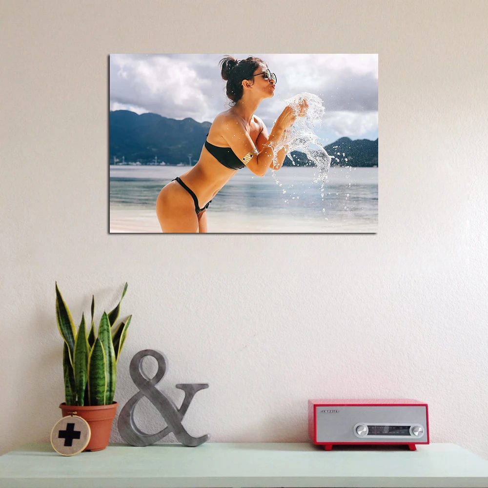 Привлекательная девушка горячее белье модель фото стены фотообои Современная